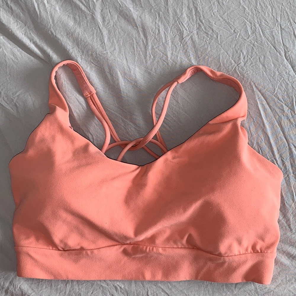 WORN ATHLETA CORAL SPORTS BRA